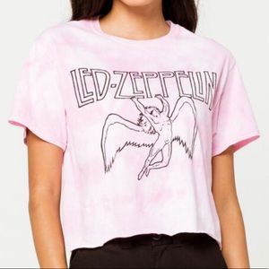 Led Zeppelin Crop Band tee shirt